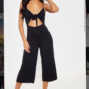 Self tie front jumpsuit